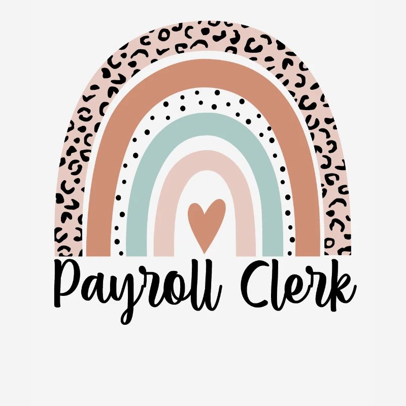 Payroll Clerk Rainbow Leopard Lustiger Payroll Clerk