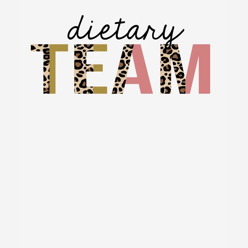 Dietary team Leopard Print Funny