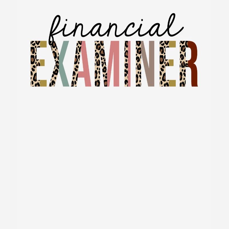 Financial Examiner Leopard Print Funny