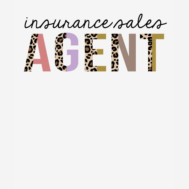 Agent de vente d’assurance Leopard Print Funny