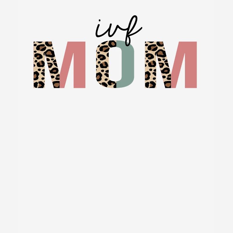 IVF Mom Leopard Print Funny