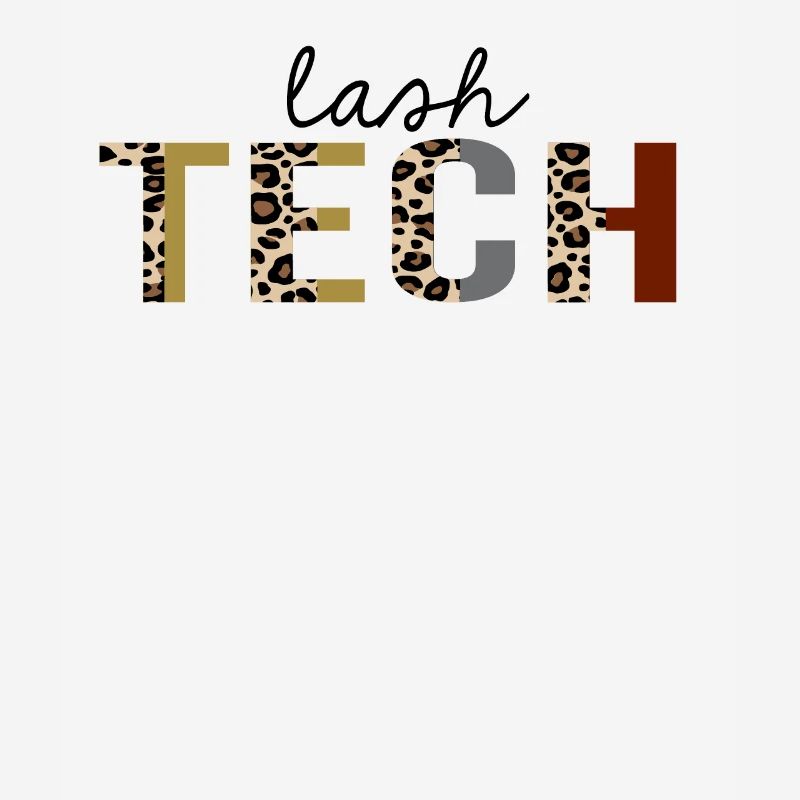 Lash tech Leopard Print Funny