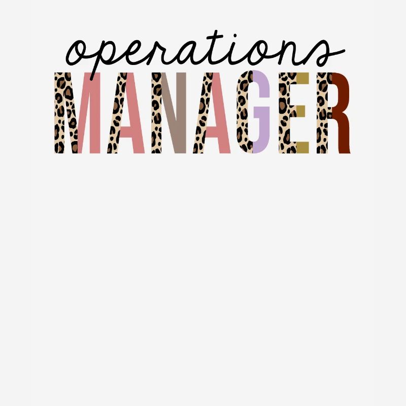 Operations Manager Leopard Print Drôle
