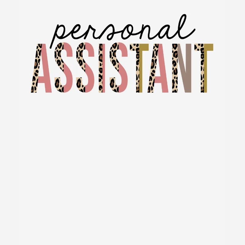 Personal Assistant Leopard Print Funny