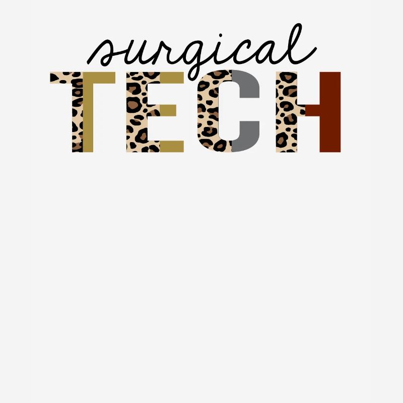 Surgical tech Leopard Print Funny