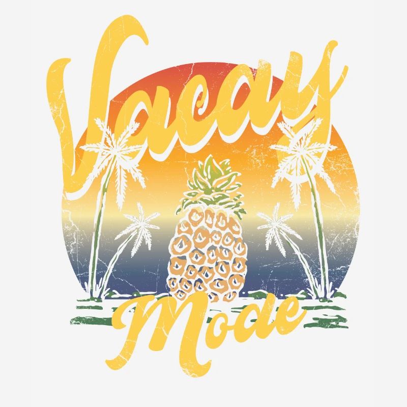 Vacay-modus pineapple pine design For beach