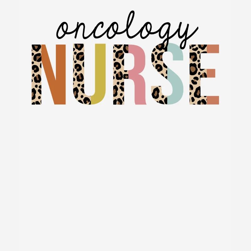 Oncology Nurse Leopard Print Registered RN