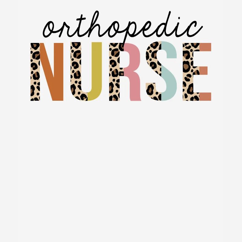 Orthopedic Nurse Leopard Print Registered RN