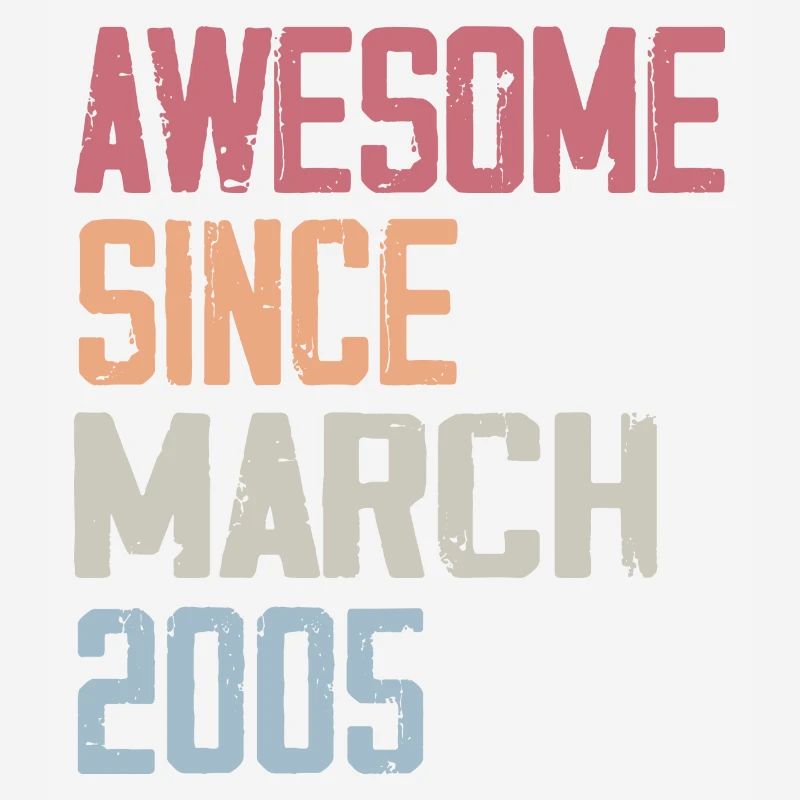2005 Mars Naissance Anniversaire Mars 2005 Cadeau