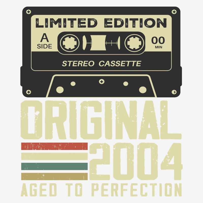 20th Retro Style Anniversary Gift 2004