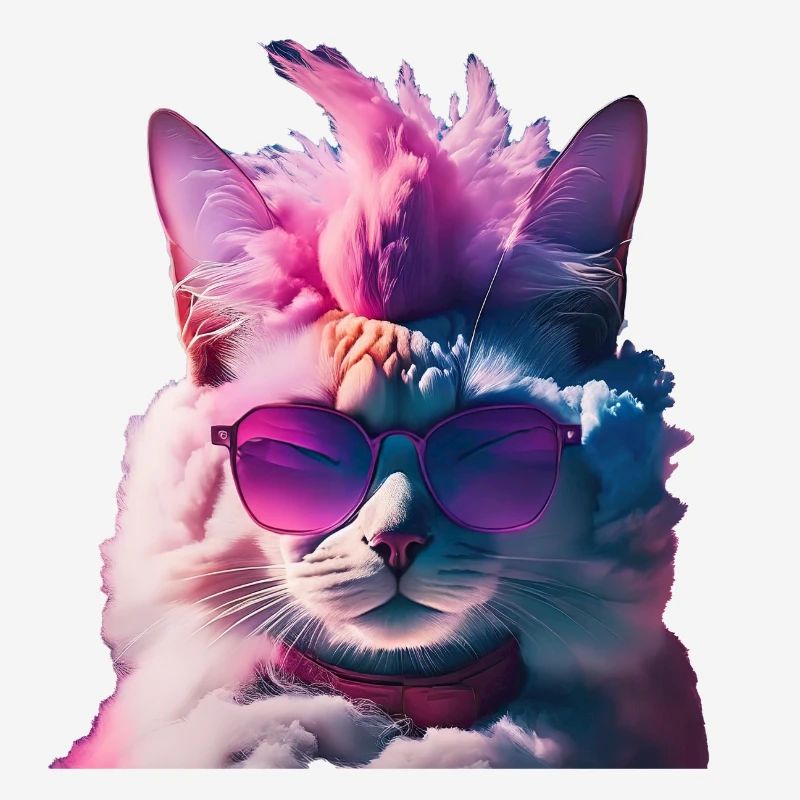 Punkrock Katzenshirt Irokese Geschenkidee Geschenk