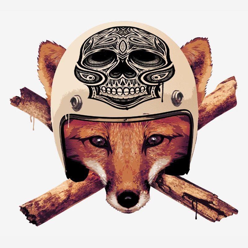 FOX-skull-head