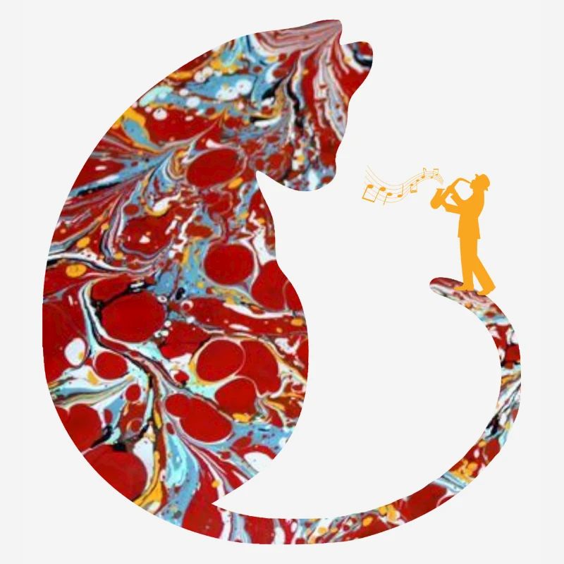 chat avec saxophone e 251