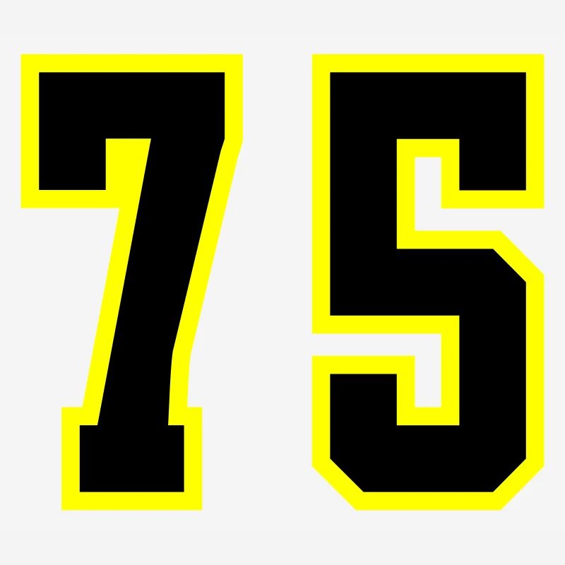 Justaucorps à 75 chiffres