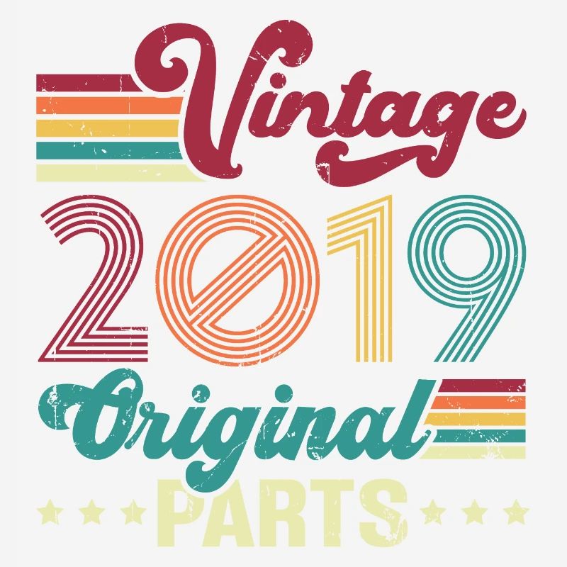 Vintage 2019 Original, Geburtstagsgeschenk