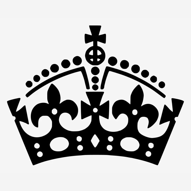 Keep Calm Krone / crown