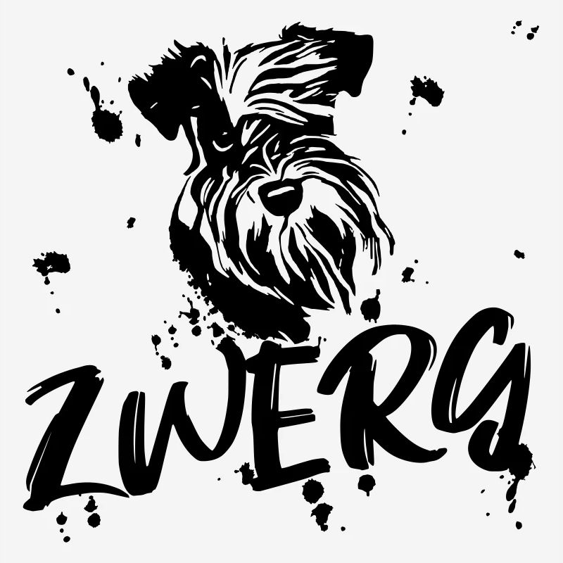 Zwergschnauzer / Schnauzer - Comic Design Geschenk