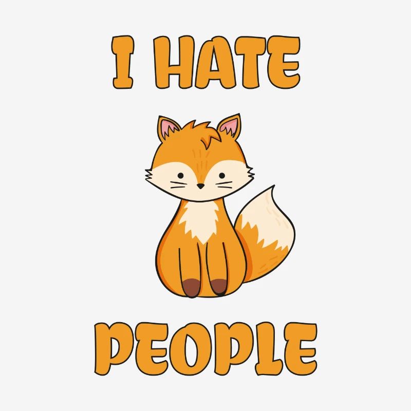 I hate people fox