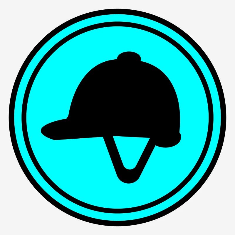 Equestrian hat icon