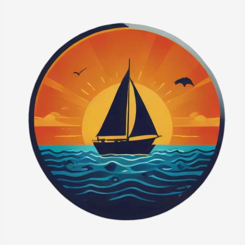 Sunset Ship