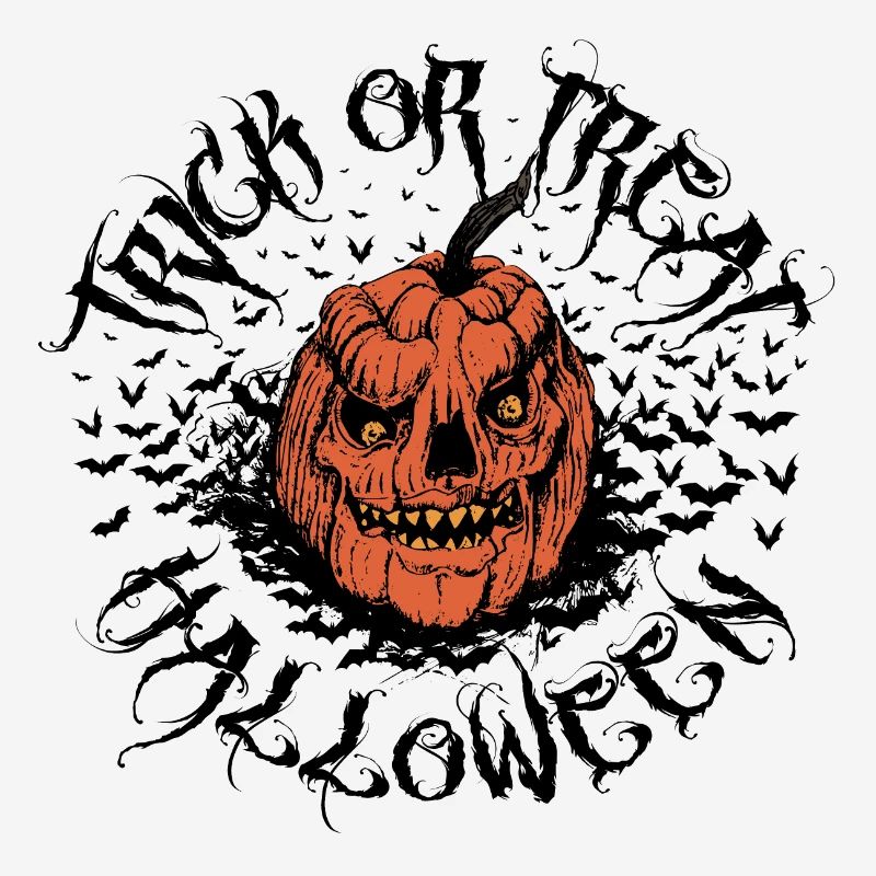 Halloween Süßes oder Saures Kürbis - Horror