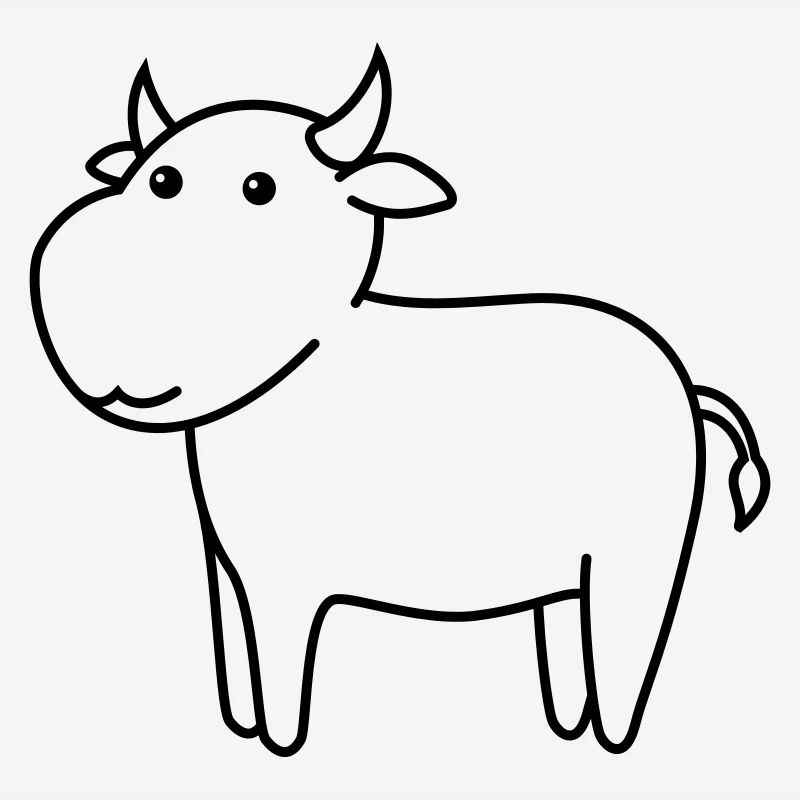 Taureau Comic Animal