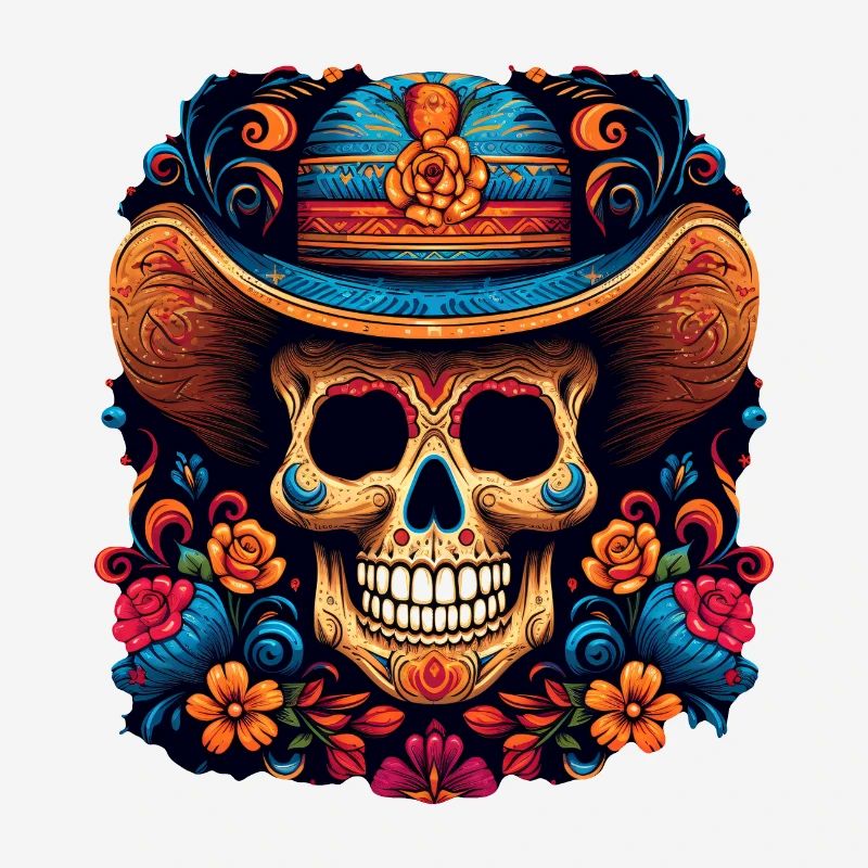 Crâne de Cinco de Mayo