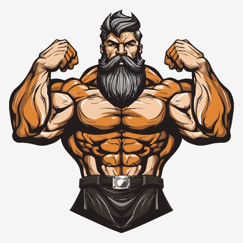 Bodybuilder Muscles Gym Workout