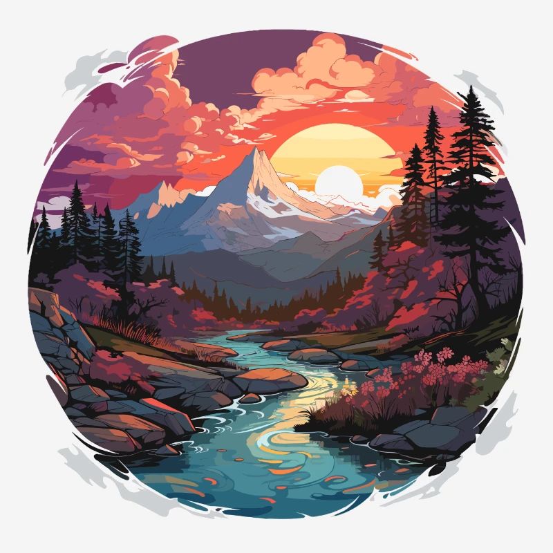 Paysage - Illustration