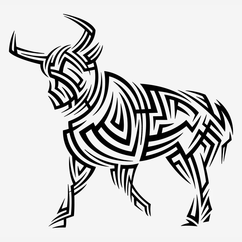 Tatouage tribal Taurus