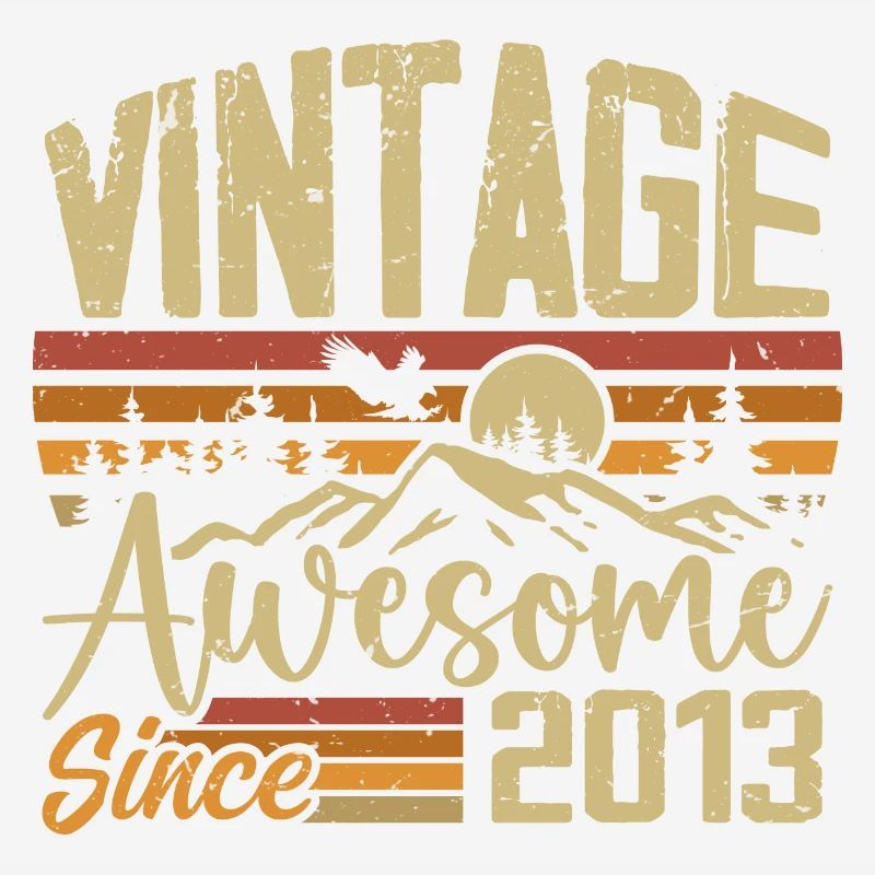 Vintage 2013 Retro Birthday Gift 2013