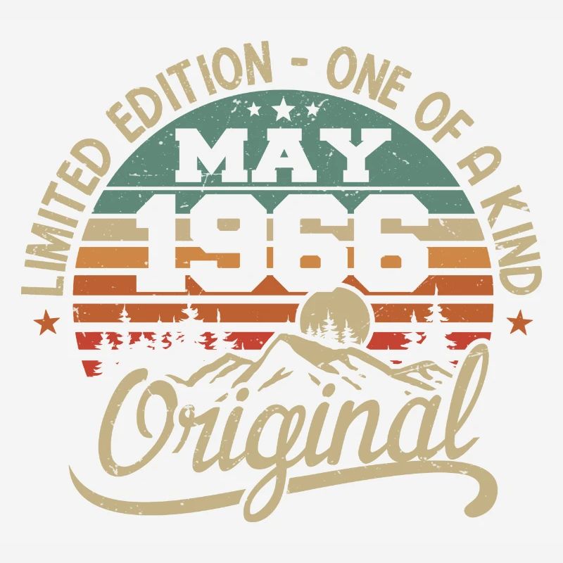 May 1966 Birthday May 1966 Gift 1966 May