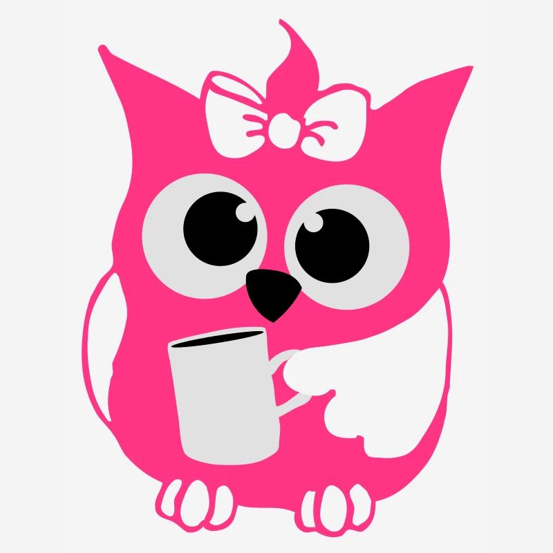 Kaffeetrinker Eule