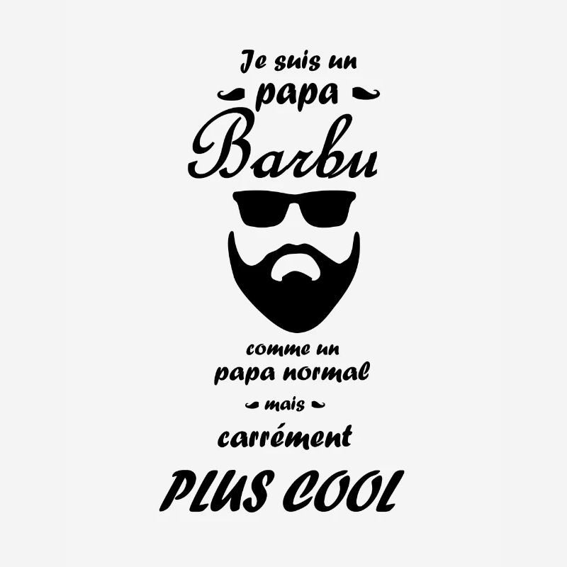 Ich bin ein bärtiger Papa.