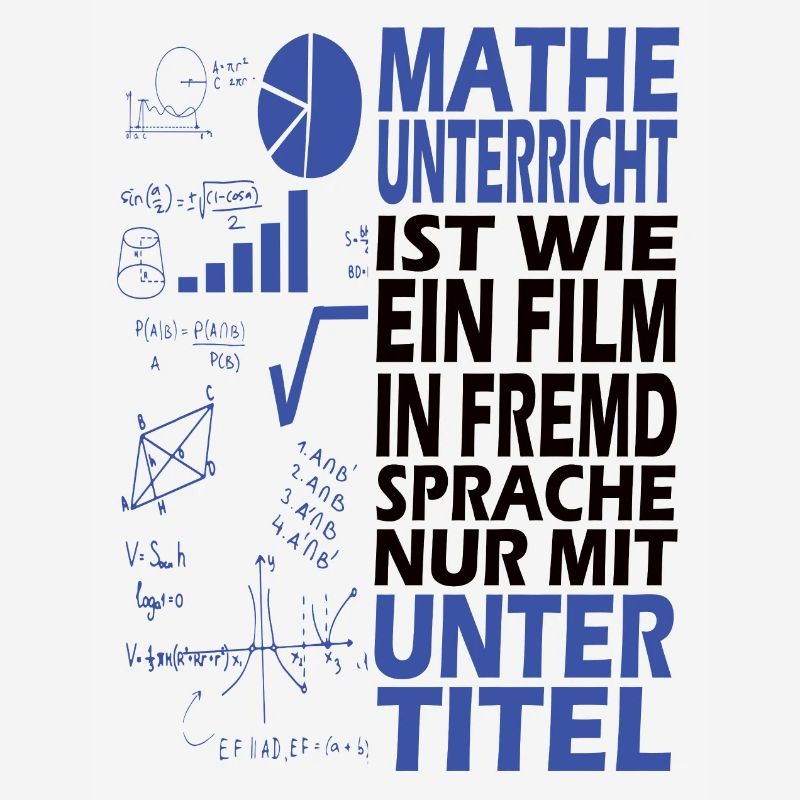 Math school student profession gift