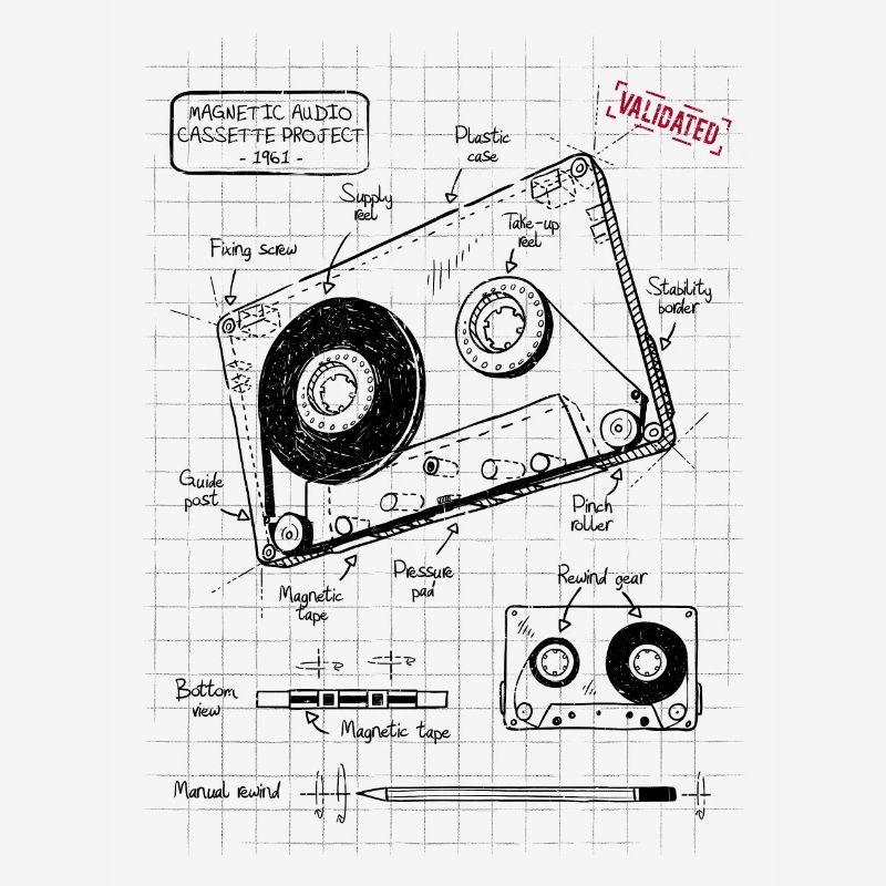 Cassette audio plan