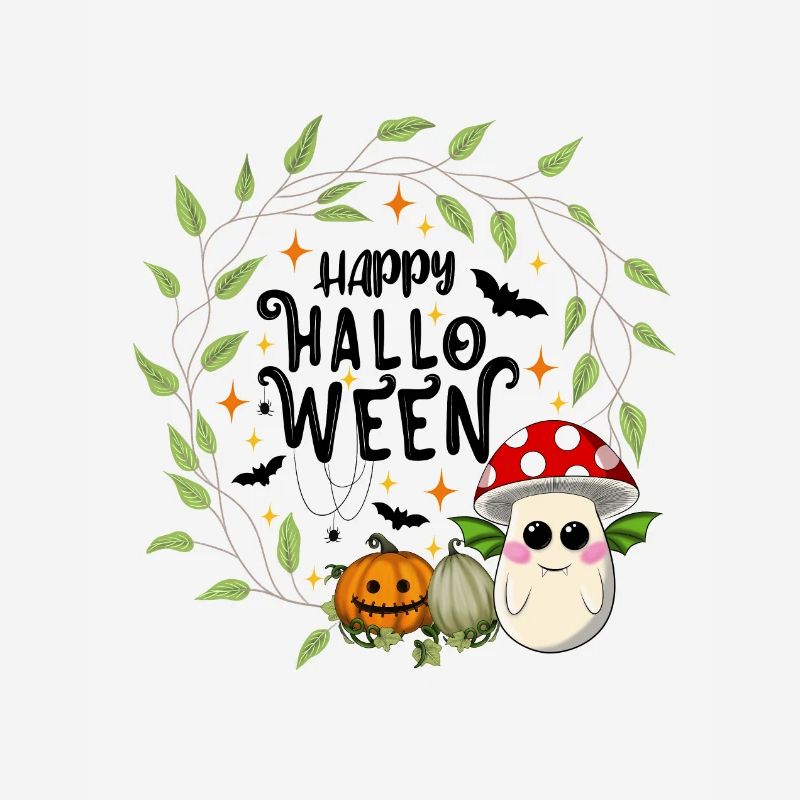 Happy Halloween Toadstool