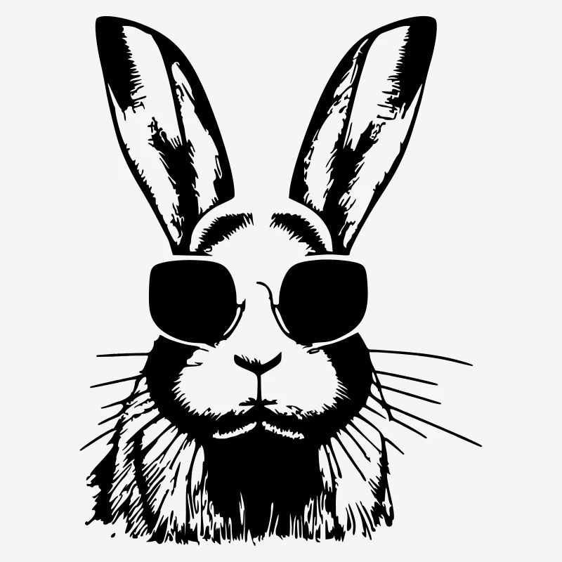 Rabbit Pet Animal Cool Sunglasses Rabbit Vector
