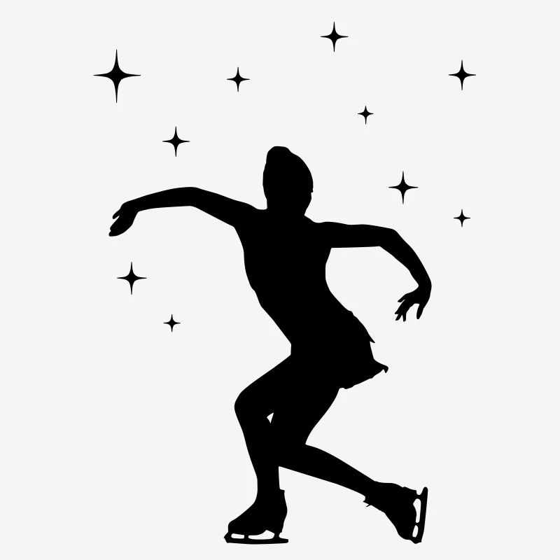 eisläuferin eislaufen skating