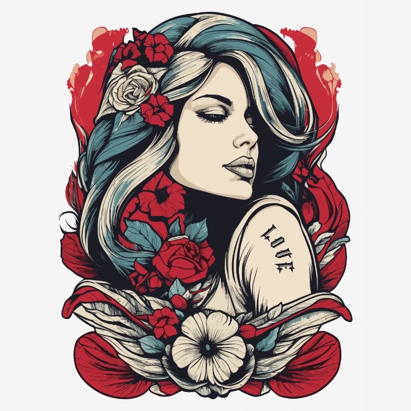 Femme-fleur