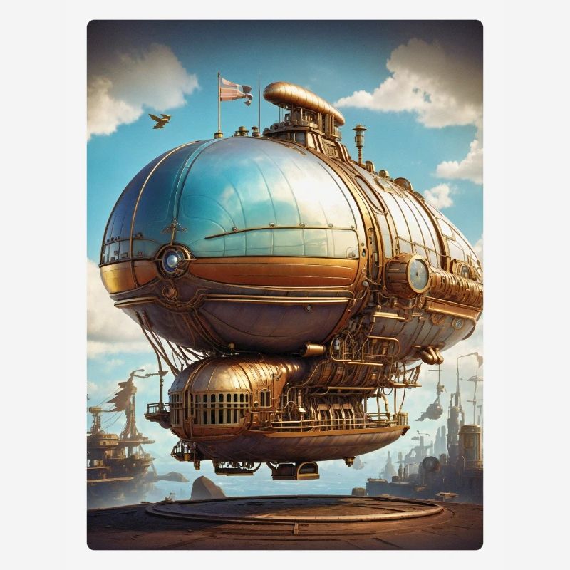 Dirigeable Steampunk 1.4