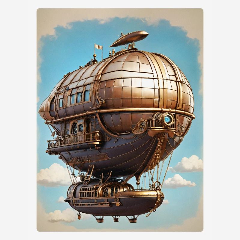 Dirigeable Steampunk 1.6
