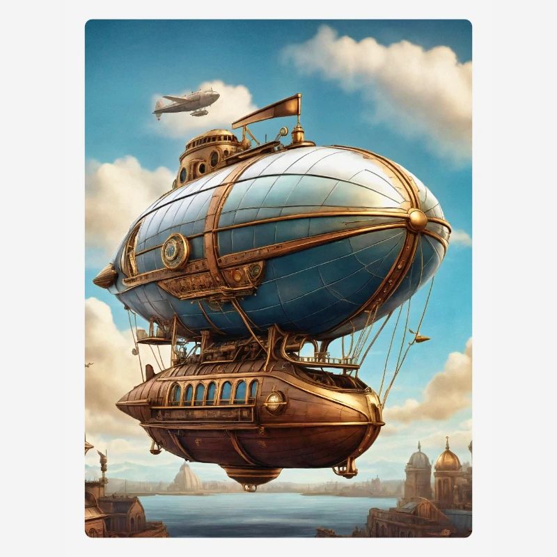Dirigeable Steampunk 1.10