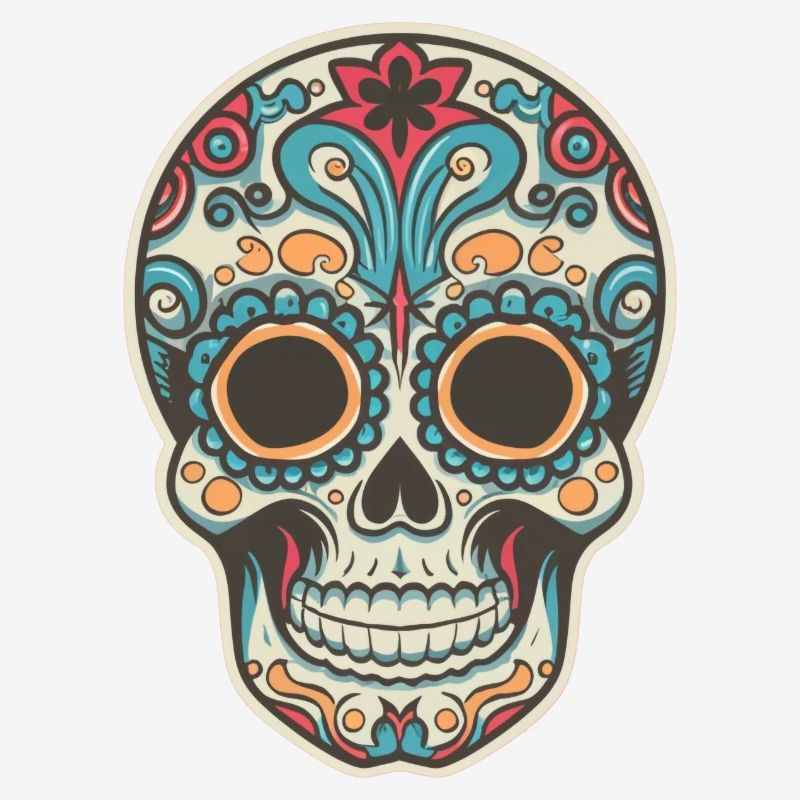 Retro Skull 3