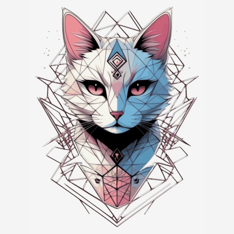 Geometric Kitten 2 🐾