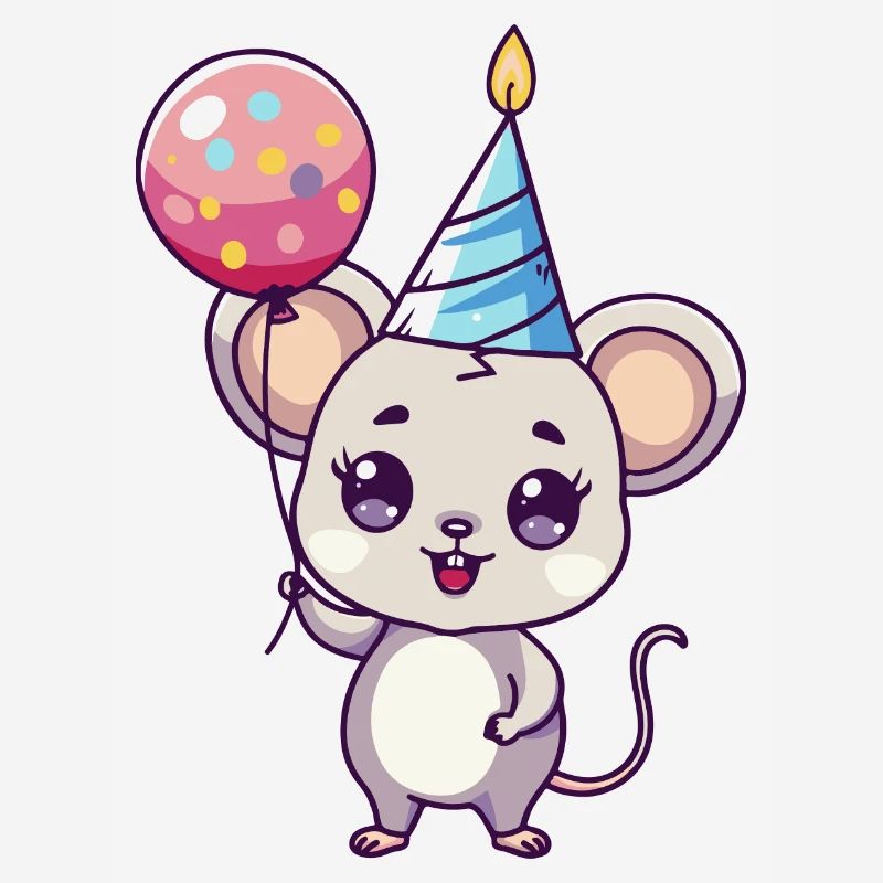 Souris Anniversaire Bébé