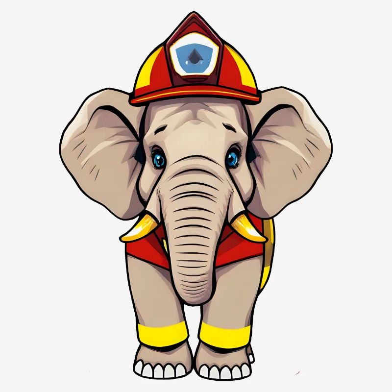 Héros Éléphant Pompier