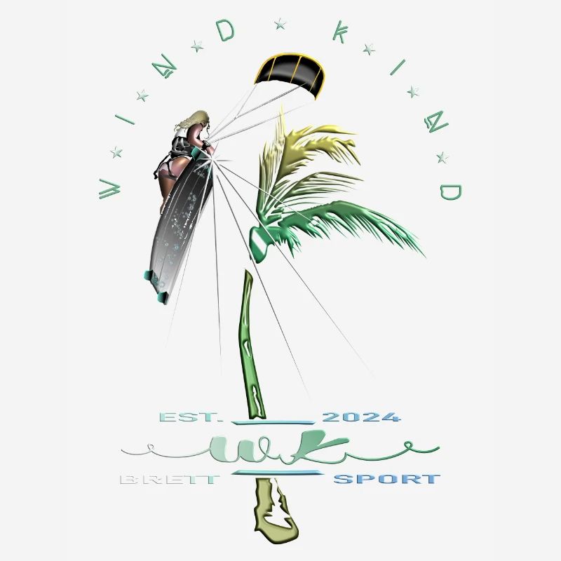 Kitesurfeur Palme
