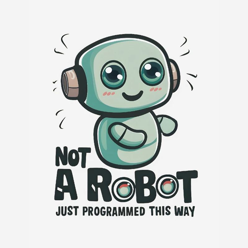 Not a Robot, Just Programmed This Way