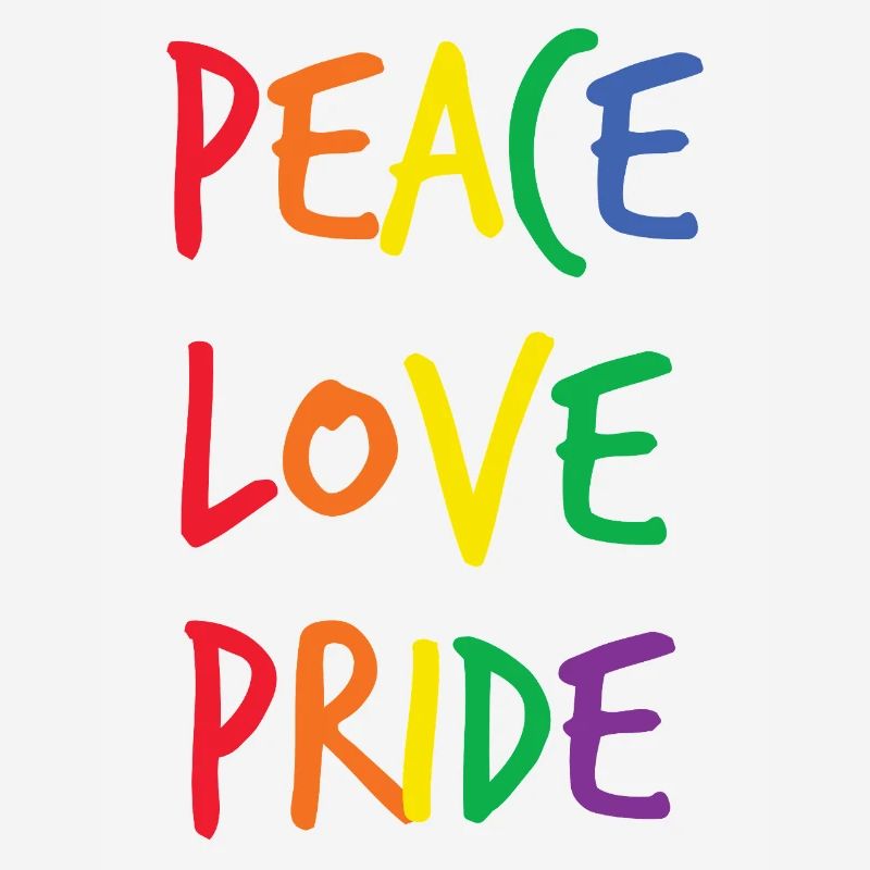 Rainbow Peace Love Pride